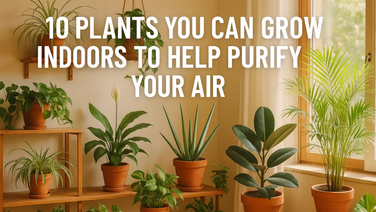 10 Plants You Can Grow Indoors to Help Purify Your Air