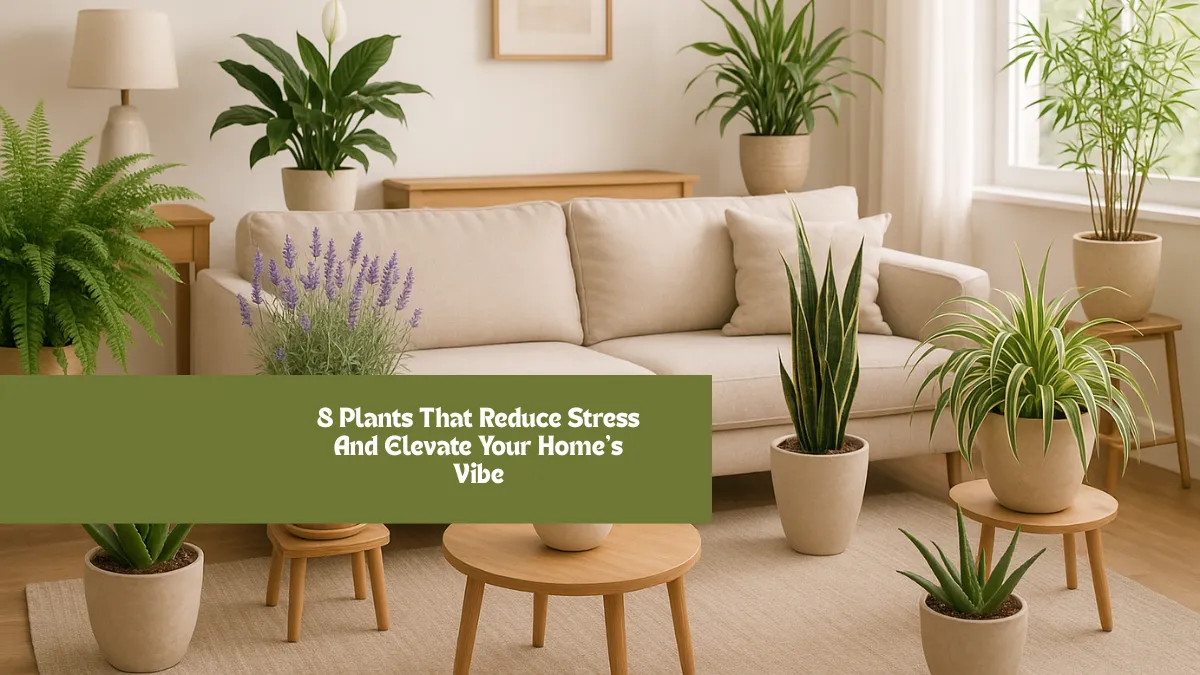 8 Plants That Reduce Stress And Elevate Your Home’s Vibe