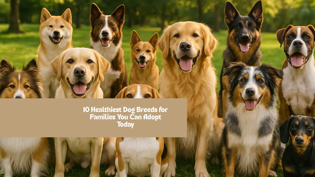 10 Healthiest Dog Breeds for Families You Can Adopt Today