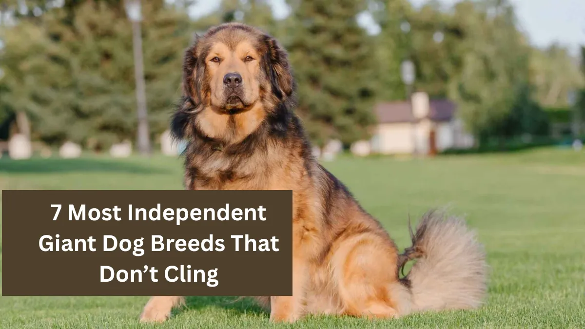 7 Most Independent Giant Dog Breeds That Don’t Cling