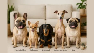 5 Low-Maintenance Dog Breeds of All Sizes for First Time Pet Parents