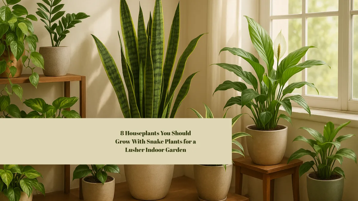 8 Houseplants You Should Grow With Snake Plants for a Lusher Indoor Garden