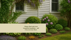 7 Plants That Look Great Around the Foundation—and 3 Never to Grow There