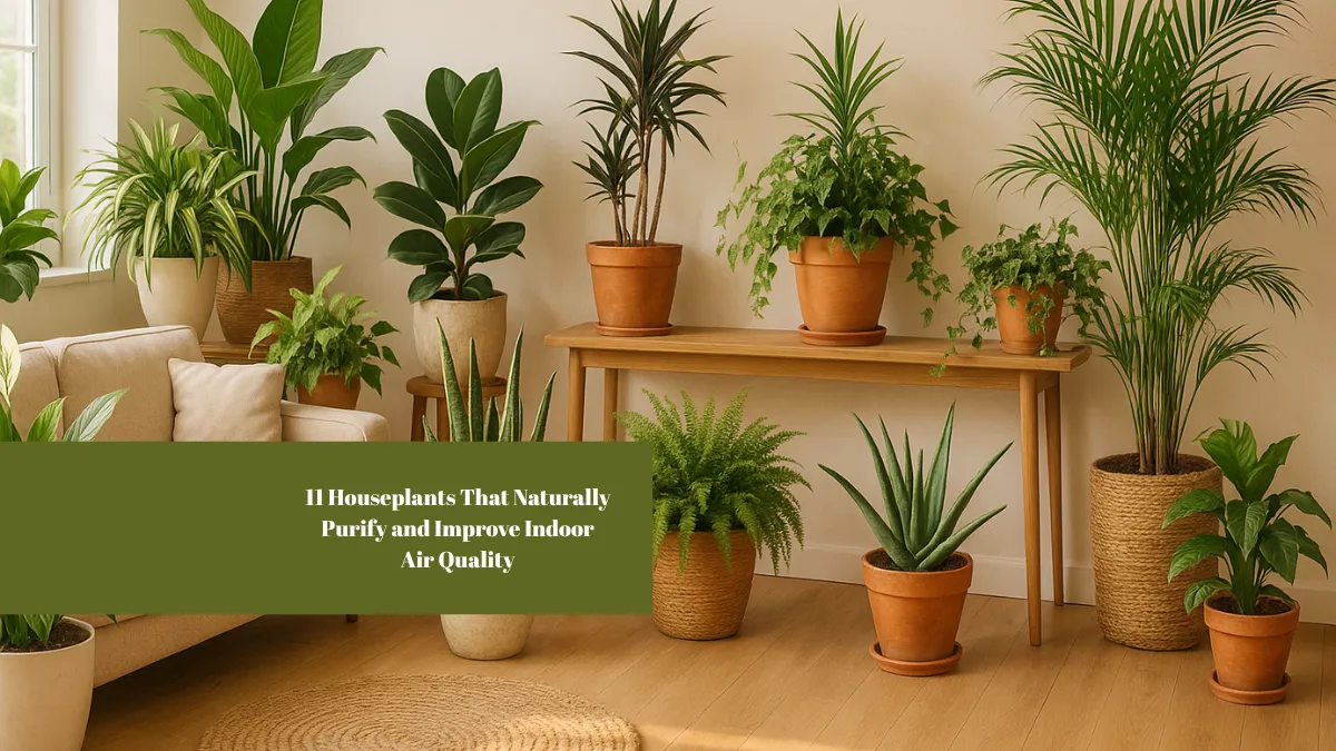 11 Houseplants That Naturally Purify and Improve Indoor Air Quality