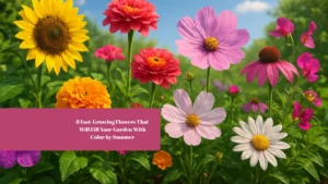 8 Fast-Growing Flowers That Will Fill Your Garden With Color by Summer